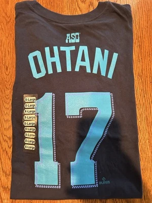 Camiseta azul oscuro Nike Shohei Ohtani #17 Liga Nacional 2024 Juego de Estrellas -XL Foto 1 de 2