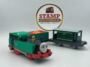 Juego de coche de carga Tomy Trackmaster Plarail Gina the Green Tank Engine - Imagen 1 de 7