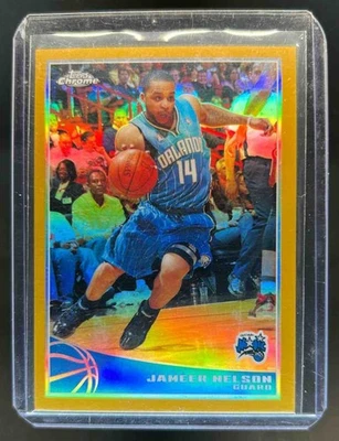 Pistones Topps Jameer Nelson 2009-10 refractor cromado dorado #23/50 Foto 1 de 2