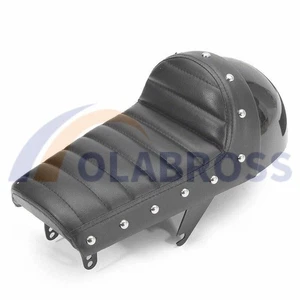 Cafe Racer Seat Black PU leather Durable Seat Fit For Honda Z series Monkey Z50 - Picture 1 of 6
