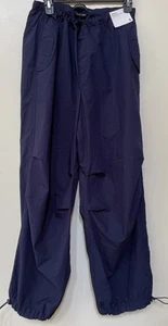 Pantalone Aeropostale Paracadute Non Elasticizzato Donna Taglia S Blu Navy Nuovo con etichette - Foto 1 di 3