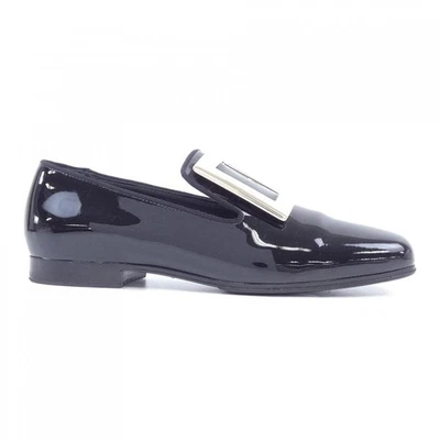 Zapatos planos para mujer ROGER VIVIER talla 34,5 charol negro Foto 1 de 4