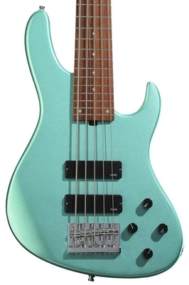 Bajo moderno de 5 cuerdas Sadowsky MetroExpress - verde salvia, morado Foto 1 de 4