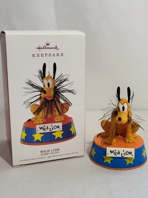 Ornamento de Natal edição limitada 2019 Wild Lion Disney Pluto Hallmark  - Imagem 1 de 4