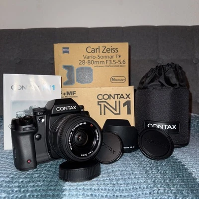 Contax N1 mit Vario Sonnar 3 5-5 6/28-80 Objektiv LESEN!!! - Bild 1 von 4