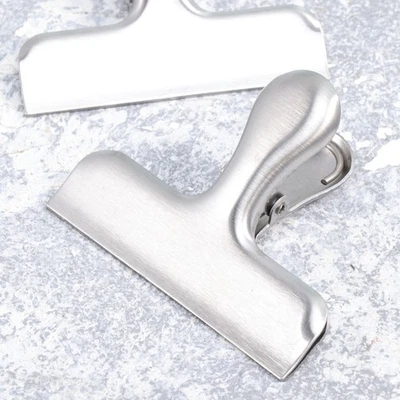  Fatture e banconote da 10 pezzi in chip di acciaio inossidabile Clip per - Immagine 1 di 4