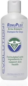 Evolution Pet RenuPlex Extra Strength Medicated Healing Shampoo Zinc Mange 12 oz - Picture 1 of 1