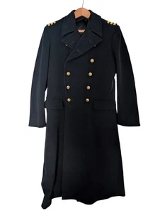 Gieves 1946 oficial naval Greatcoat - Imagen 1 de 5