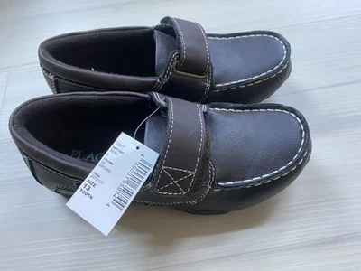 Kids Children’s Place Boys Dress Elegant Shoes Dark Brown Size 13 Youth - Image 1 of 4