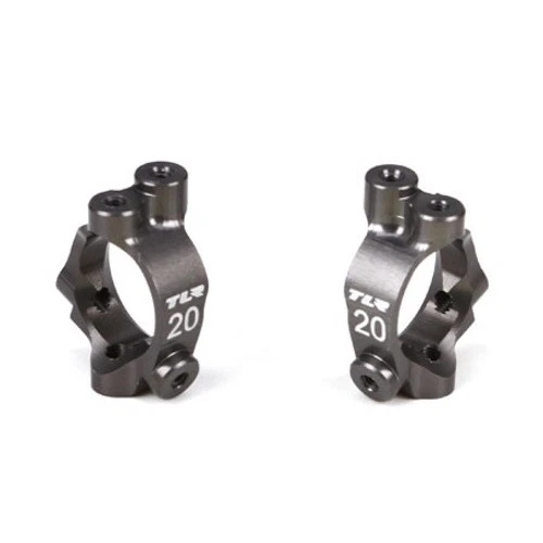 Team Losi Racing TLR234027 Aluminum Castor Block Set, 20 degrees: TLR 22-4 - Image 1 of 1