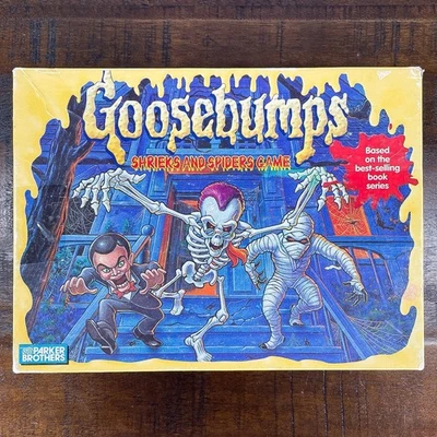 💥 100% COMPLETE 💥 Vintage 1995 GOOSEBUMPS SHRIEKS & SPIDERS Board Game - Image 1 of 4