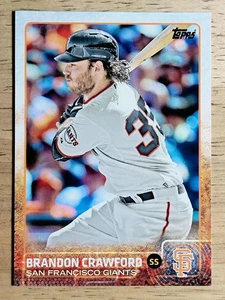 2015 Topps #159 Brandon Crawford - Picture 1 of 2