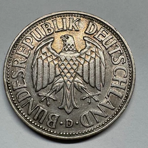 1954 Germany 1 Mark - Beautiful Coin - #B-069 - Picture 1 of 2