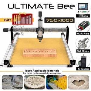 Silver ULTIMATE Bee SFS1210 Ball Screw CNC Router Machine Engraver Full Kit - Picture 1 of 13