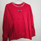 Vintage NBA Chicago Bulls Long Sleeve Sweater Women&#39;s Red Size Large