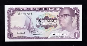F.C. GAMBIA , 1 DALASI 1971/87 , S/C ( UNC ) , P.4g . - Imagen 1 de 2