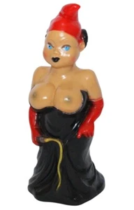 Enano de Jardín Domina Mujer Gnoma 32CM Plástico - Humorvolle Figura Zwergin - Imagen 1 de 4