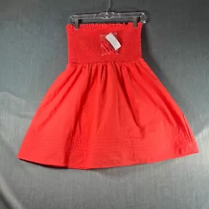 American Eagle Womens Dress Top Size S Cotton Orange Red - Picture 1 of 11
