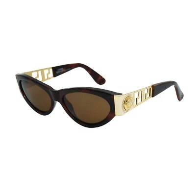 GIANNI VERSACE MOD 492 Gold Medusa Sunglasses Vintage 90s - Image 1 of 4