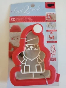Sweet Creations Love 2 Cook 3 D Ausstechform sitzender Weihnachtsmann 4,25 x 5,50 - Bild 1 von 6