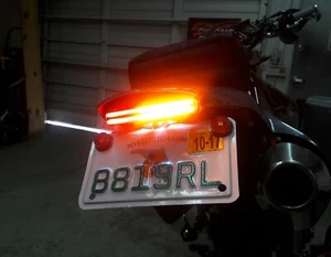 Suzuki DR-Z400 Integrated Double LED Light Bar Fender Eliminator; Smoke Lens - Bild 1 von 5