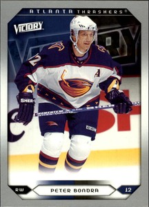 2005-06 Upper Deck Victory Atlanta Thrashers Hockey Card #204 Peter Bondra