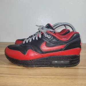 Air Max 1 Bred Nike ID By You Größe 6,5 Rot Schwarz Leder 823373-993 - Bild 1 von 14