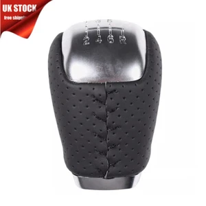 For Range Rover Evoque 2011-2018 6 Speed Manual Black Leather Gear Knob LR024719 - Picture 1 of 13