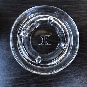 Hilton Hotel Round Clear Glass Ashtray - Picture 1 of 5
