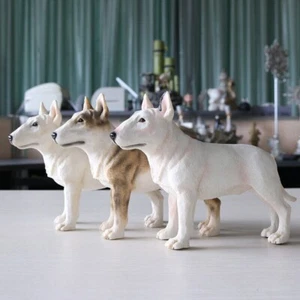 JJM 1/6 Bull Terrier Dog Figure Animal Toys Model Adult Kids Xmas Gift - Imagen 1 de 6