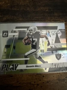 2023 Optic Davante Adams Play Action Silver Insert - Picture 1 of 2