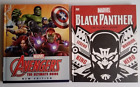 Lot of 2 Marvel, The Ultimate Guide for Black Panther and Avengers DK Hardcovers
