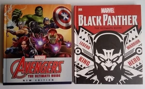 Lot of 2 Marvel, The Ultimate Guide for Black Panther and Avengers DK Hardcovers - Picture 1 of 17
