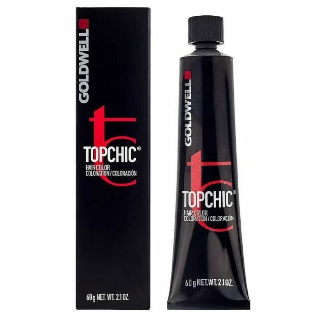 Goldwell Topchic Permanent Hair Color - Mid Brown (4NN), 2.1oz