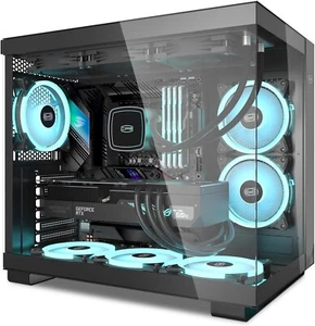 PCCOOLER C3T500 ARGB PC Case Mid Tower Desktop Computer Gaming Case for ATX/M-AT - Picture 1 of 8