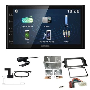 Kenwood 2DIN DAB+ Car Stereo for Fiat Sedici 2006 onwards Black - Picture 1 of 5