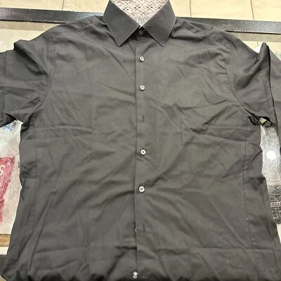 Pink Panther Exclusive by Thomas Pink Button Down Shirt Black 16/41cm - Image 1 of 4