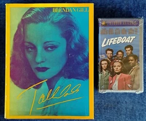 TALLULAH BANKHEAD - B. GILL HARDBACK + LIFEBOAT - T. BANKHEAD - SEALED VHS - Picture 1 of 1