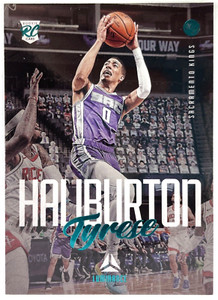 2020-21 Panini Chronicles Luminance Teal SP Tyrese Haliburton Rookie RC #149