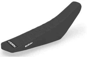 Cubierta de asiento Enjoy Manufacturing Suzuki RMZ 250 2010-2018 logotipo acanalado, todo negro - Imagen 1 de 1