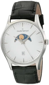 Reloj Claude Bernard Clásico Moda Caballeros Suizo Fase Lunar 79010 3BIN Nunca Usado - Imagen 1 de 6