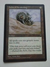 MTG Magic the Gathering English Helm of Awakening 1996 Visions NM