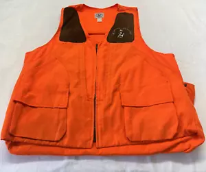 VTG Ruddy Duck Apparel Hunting Vest 2XL Riverview Plantation Orange Shooting USA - Picture 1 of 18