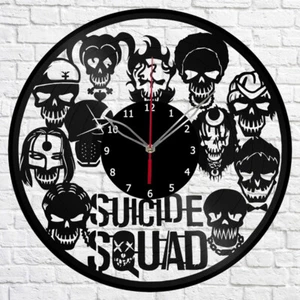 Vinyl Clock Suicide Squad Wall Clock Unique Art Vinyl Record Wall Clock 1335 - Bild 1 von 12