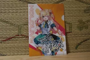 Hololive Limited Original Clear File Folder Momosuzu Nene Japan Mint! size A5 - Picture 1 of 2