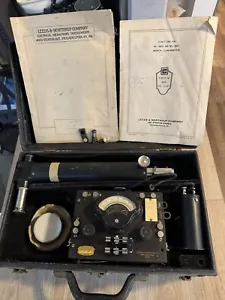 Antique Macbeth Illuminometer Leeds Northrup Weston 267 Meter + Parts - Picture 1 of 14