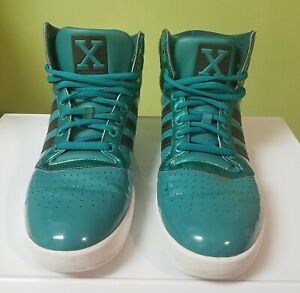Adidas Mens X Top Ten Need For Speed Sneakers Teal Green G21763 High Top Size 10