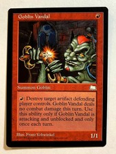 GOBLIN VANDAL Weatherlight 1997 Magic The Gathering MTG Common Red HP