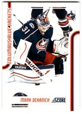 2011-12 Score Glossy Mark Dekanich #155 Columbus Blue Jackets