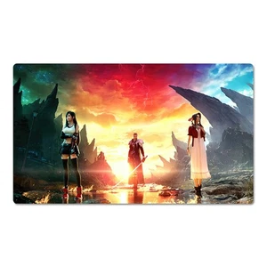 Final Fantasy Playmat Rebirth Tifa and Aerith Mouse Pad TCG CCG FF Card Game Mat - Afbeelding 1 van 3